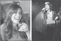  ?? The Associated Press ?? FOUND: Carly Simon, left, and Mick Jagger at right. It was revealed Wednesday that a lost Mick Jagger duet with Carly Simon has been found more than 45 years after it was first recorded apparently in 1972, with Jagger and Simon seemingly sitting together at a piano and singing a slow love ballad thought to be named "Fragile."