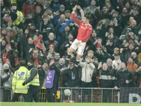  ?? AFP/VNA Photo ?? NEW HEIGHTS: 801 not out: Cristiano Ronaldo took his career tally for club and country to 801 with a double against Arsenal.