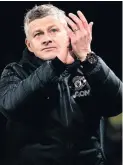  ??  ?? United boss Ole Gunnar Solskjaer