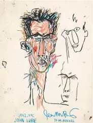  ??  ?? Jean-Michel Basquiat, «John Lurie»,
1982, collezione
privata
ritratti