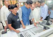  ?? AH ZAIDI/HT ?? Union minister Rajyavardh­an Singh Rathore at the inaugurati­on of AIR’s FM station in Kota on Tuesday.