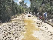  ??  ?? Fondeo. Los fondos de la obra provienen de un préstamo que adquirió la comuna de $3 millones.