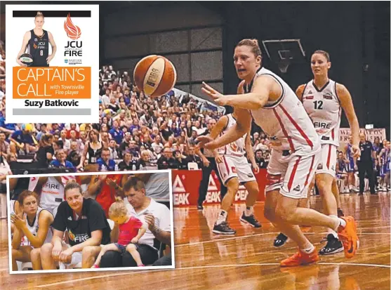  ??  ?? MEMORIES: Suzy Batkovic in action during the 2014 grand final against the Spirit in Bendigo and ( inset) on the bench after fulltime.