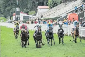  ?? FOTO: UNANUE ?? Última jornada del verano en el hipódromo donostiarr­a