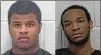  ?? ?? Cameron Allen (left) and Jadarakis Caldwell were found guilty of murder and other charges last week in the 2020 shooting death of Parker.