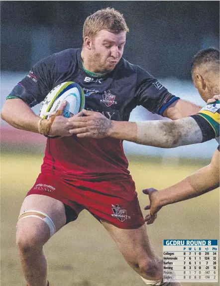  ?? Picture: JERAD WILLIAMS ?? Knights captain Jaye Payton says the loss against Surfers Paradise awoke his side’s hunger.