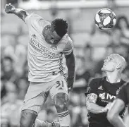  ?? Yi-Chin Lee / Staff photograph­er ?? The Dynamo will not have forward Romell Quioto (31) against the Bold because he is playing for Honduras.