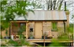  ??  ?? From top: The lower snug in The Pig’s main house; a Hop Pickers’ hut; a family-friendly escape