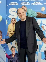  ??  ?? Nuovo film Il regista e protagonis­ta Carlo Verdone