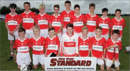  ??  ?? The Fethard squad before Thursday’s victory in Rathangan.