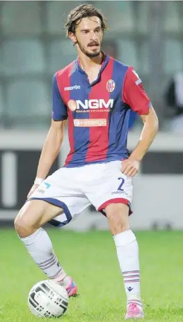  ?? LAPRESSE ?? Marios Oikonomou, 22 anni, 33 presenze e 4 gol in Serie B con la maglia del Bologna