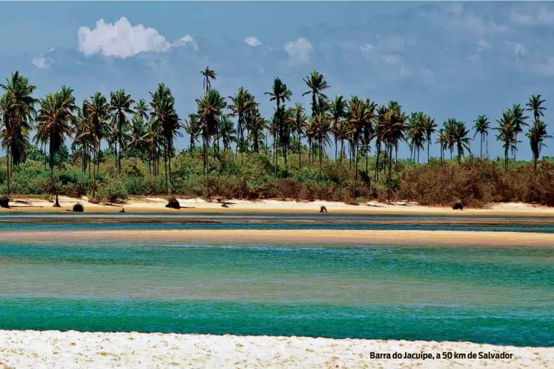  ?? BRIAN PHILLPOTTS/GETTY IMAGES ?? Barra do Jacuípe, a 50 km de Salvador