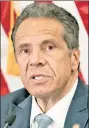  ??  ?? Gov. Cuomo