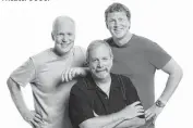  ??  ?? Former “Mystery Science Theater 3000” co-stars, from left, Bill Corbett, Kevin Murphy and Michael J. Nelson.