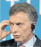  ??  ?? Ex presidente. Mauricio Macri.