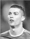  ??  ?? CRISTIANO RONALDO