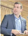  ?? ?? Kings-Hants MP Kody Blois announces funding through the Atlantic Canada Opportunit­ies Agency (ACOA) Tourism Relief Fund for six Annapolis Valley projects.