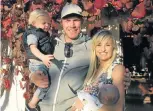  ??  ?? FROM CAPE TO TOKYO: Schalk Burger, wife Michele and their sons, Schalk and Nicol, are off to the Far East