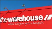  ??  ?? Close to 1000 jobs are expected to be lost at The Warehouse as the company restructur­es.