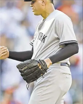  ?? AP ?? over Orioles, which is finished off by Dellin Betances on Monday afternoon.