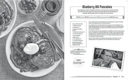  ?? PROVIDED BY INSIGHT EDITIONS ?? A two-page selection from “Happy Days The Official Cookbook” by Christina Ward.