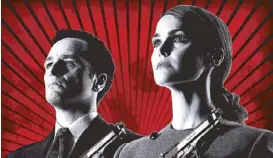  ??  ?? The Russians are coming: Keri Russell and Matthew Rhys return as KGB spies in The Americans.