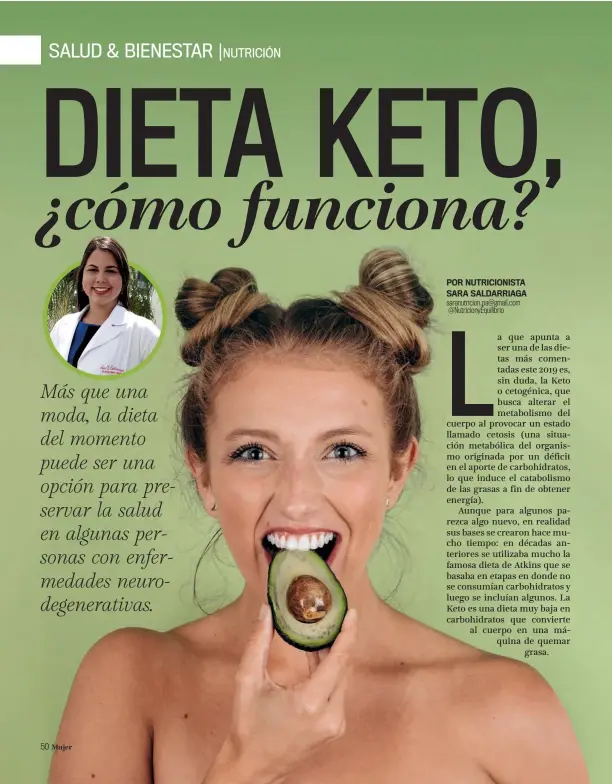  ?? POR NUTRICIONI­STA SARA SALDARRIAG­A saranutric­ion.pa@gmail.com @Nutriciony­Equilibrio ??