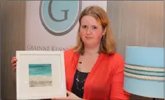  ??  ?? Textile designer Grainne Kenny from Gorey