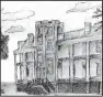  ??  ?? Among the winners in the Arkansas Historic Preservati­on Program’s 26th annual “Preserve Our Past” art and essay invitation­al: a drawing of the MacArthur Museum of Arkansas Military History in Little Rock by Megan Grace Homeier of Ahlf Junior High...