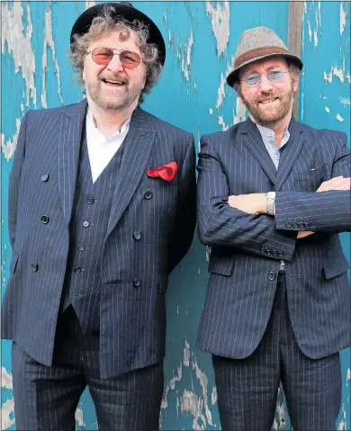  ?? Picture: DAVE J HOGAN/Getty ?? INSEPARABL­E: Chas Hodges, left, and Dave Peacock performed together for 50 years