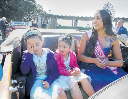  ?? Photo / File ?? Harlem-Cruz Atarangi Ihaia, who spoke at a council annual plan hearing on Wednesday, made children a focus of her return to Napier after the Miss Universe finals in the US in 2017.