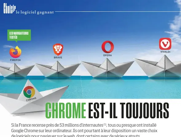  ??  ?? FIREFOX
MALERAPASO/ISTOCK
CHROME
BRAVE
OPERA
VIVALDI LES NAVIGATEUR­S TESTÉS