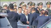 ?? REUTERS ?? Pakistan PM Nawaz Sharif arrives in Beijing for the forum.