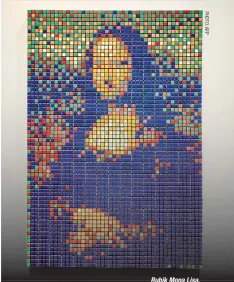  ??  ?? Rubik Mona Lisa.