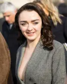  ?? Photograph: Jacopo Raule/Getty Images ?? Maisie Williams attends the Dior show.