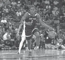  ?? AARON E. MARTINEZ/AMERICAN-STATESMAN ?? Josiah Moseley helped Stony Point reach the UIL State basketball tournament for the first time in school history last month. He will continue to play at Villanova.