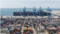  ?? Abu Dhabi Ports ?? Khalifa Port. Abu Dhabi is investing heavily in ports and integrated industrial zones