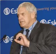  ?? Picture:
Gallo Images ?? FROM THE HORSE’S MOUTH. Eskom chief operating officer Jan Oberholzer admits failings at Kusile and Medupi power stations.