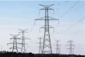  ??  ?? The province will cover the costs if power prices go above 6.8 cents per kilowatt hour. This year prices are expected to reach 7.3 cents an hour.