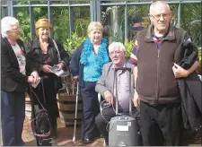  ??  ?? COPD patients from the Benbulben COPD support group in Sligo.
