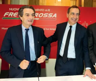  ??  ?? Ai vertici Attilio Fontana, governator­e della Regione dallo scorso 4 marzo, con il sindaco Giuseppe Sala. La collaboraz­ione è in rodaggio