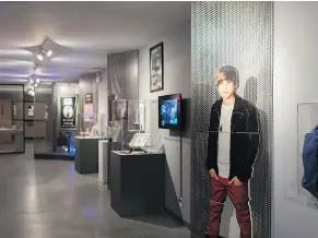  ??  ?? The Justin Bieber exhibit, titled Steps to Stardom, drew about 1,000 visitors to the Stratford Perth Museum on its opening weekend — only 25 people visited last year at the same time. — THE CANADIAN PRESS