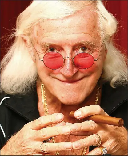  ??  ?? Predator: Jimmy Savile got away with depraved attacks on vulnerable victims over decades at the BBC