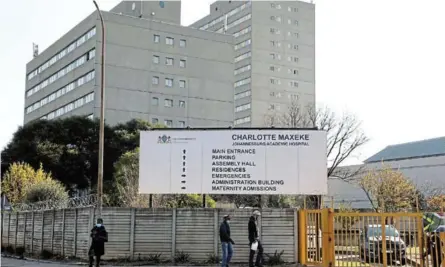  ?? /ANTONIO MUCHAVE ?? Charlotte Maxeke Hospital in Johannesbu­rg allegedly made a pregnant Lesotho national sign an admission of liability in 2020 before she could get further treatment.