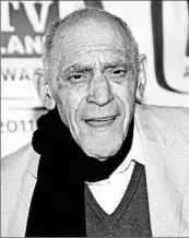  ?? MICHAEL LOCCISANO/GETTY ?? Abe Vigoda’s daughter is upset that the veteran actor was not included in the “In Memoriam” package.