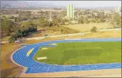  ??  ?? The new Msunduzi Athletics Stadium in Pietermari­tzburg.Picture: Supplied