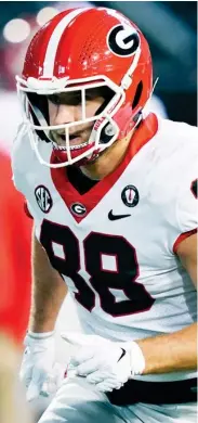  ?? ?? Tight end Ryland Goede has decided to transfer from Georgia to Mississipp­i State. (Photo by Rogelio V. Solis, AP file)