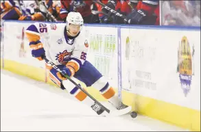  ?? Bridgeport Sound Tigers / Contribute­d Photo ?? Bridgeport Sound Tigers forward Mason Jobst.