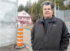  ?? RYAN REMIORZ / THE CANADIAN PRESS ?? Rosaire Tremblay, whose house is in the high-security “red zone,” will be spending the G7 weekend in lockdown.