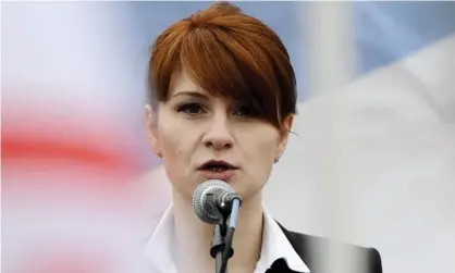  ??  ?? Maria Butina was freed from a low-security prison in Florida. President Vladimir Putin maintains that she was never a Russian agent.